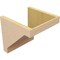 Ekena Millwork 11"W x 11"D x 11"H Wide Burlington Rough Cedar Woodgrain TimberThane Corbel, Primed Tan CORUR11X11X11BURRCPR - alternate 5